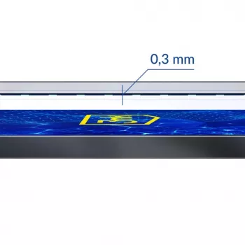 Película protetora de ecrã em vidro temperado 3MK HardGlass Lite para Xiaomi Redmi Note 12 5G / Poco X5 5G - preto