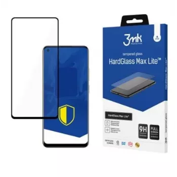 Película protetora de ecrã 3MK HardGlass Max Lite em vidro temperado para Realme 11 - preta