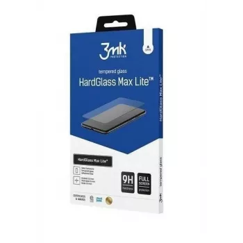 Película de proteção de ecrã 3MK HardGlass Max em vidro temperado para Xiaomi 12 Pro - preto