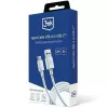 3MK Hyper cabo USB-A para USB-C 5A 60W 1,2m branco