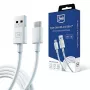 3MK Hyper cabo USB-A para USB-C 5A 60W 1,2m branco