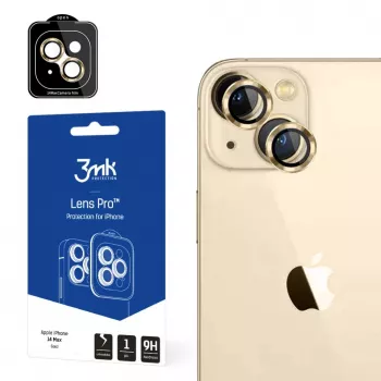 3MK iPhone 14 Pro Max Lens Protection Pro dourado
