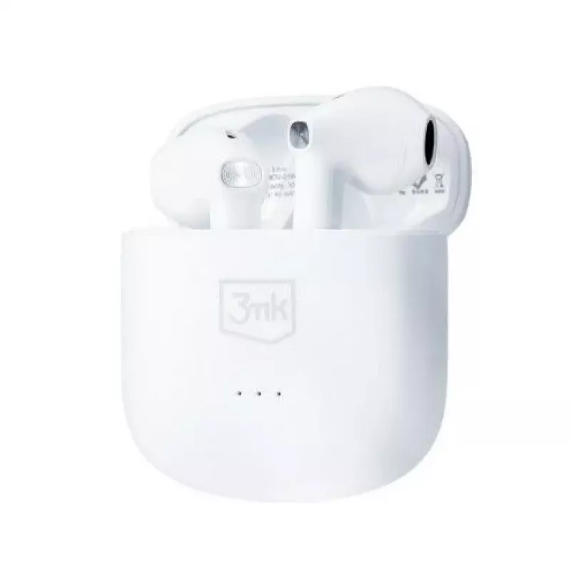 3MK MovePods 6,5 horas Bluetooth 5.3 auriculares True Wireless branco