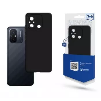 Capa mate 3MK para Xiaomi Redmi 12C preta