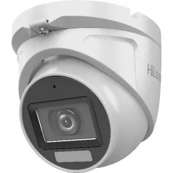 Câmara dome 4-em-1 Hilook THC-T157-LMS(2,8mm) 5MP Smart Hybrid Light 30m