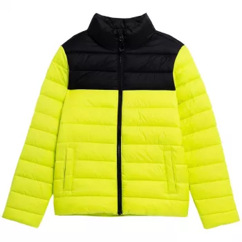 4F casaco de penas rapaz Juicy Green 4FJSS23TDJAM077 45S 140cm