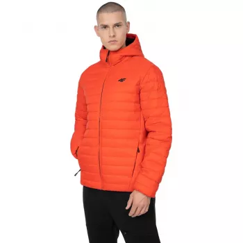 Casaco de penas para homem 4F laranja 4FSS23TDJAM085 70S