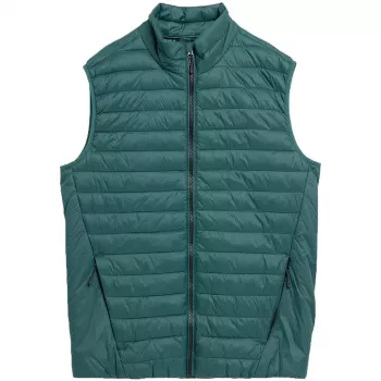 Colete acolchoado 4F homem verde M062 - coleção AW23, tamanho S