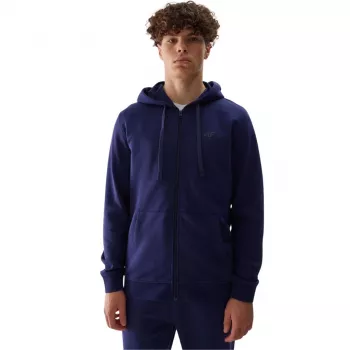 4F sweatshirt com decote redondo para homem azul-marinho M0951 (80% algodão, 20% poliéster) - tamanho L