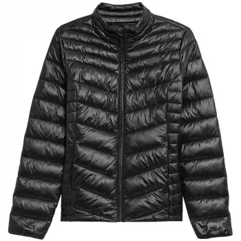 Casaco de penas sintéticas 4F mulher Deep Black H4Z21 KUDP002 20S