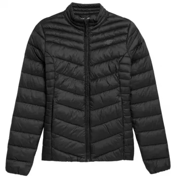 Casaco de penas 4F mulher F094 Deep Black 4FSS23TDJAF094 20S