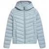Casaco de penas 4F F095 para mulher azul-claro 4FSS23TDJAF095 tamanho 34S