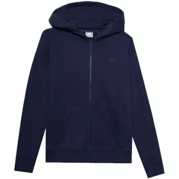 Sweatshirt de senhora 4F azul-marinho F0956 tamanho S