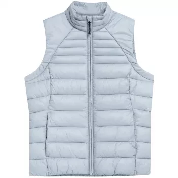 Colete acolchoado 4F para mulher azul-claro SS23 tamanho L
