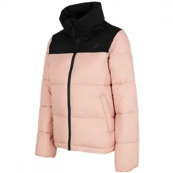 Casaco de esqui 4F H4Z22 KUDP014 para mulher coral-pó