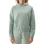 4F sweatshirt para mulher F1057 verde-claro tamanho M