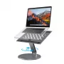 Suporte para portátil/tablet 4smarts ErgoPro (cinzento, alumínio, dobrável, 10-17 polegadas)