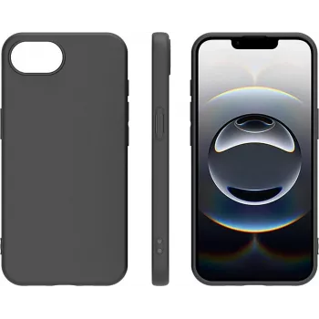 4smarts capa TPU para iPhone 17e / 16e, preto (541815)