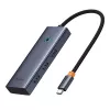 Hub 5-em-1 Baseus UltraJoy Series USB-C para HDMI 4K@30Hz + 3x USB 3.0 + 1x PD (Cinzento)