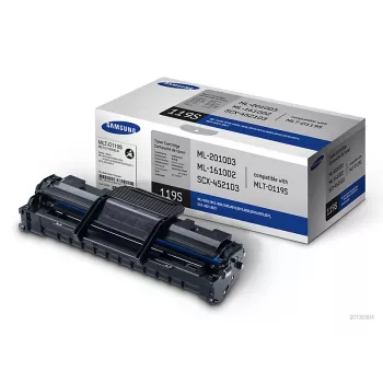Samsung MLT-D119S Toner Original Preto, 3000 páginas, Preto, 1 unid.