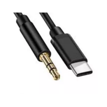 Estação base POLY Voyager Free 60+ UC cabo adaptador de áudio de 3,5 mm preto