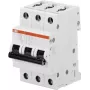 ABB 2CDS253001R0024 Disjuntor de Proteção de Linha Tripolar 2A Curva C 6kA