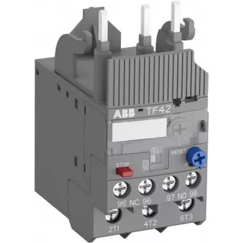 Relé de proteção térmica contra sobrecarga ABB TF42-10, 8-10 A, classe 10, 690 V AC, 3 polos, 1NO+1NC 1SAZ721201R1043
