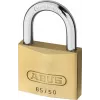 Cadeado ABUS 65/50 KD – corpo maciço em latão, arco em aço temperado, chave igual