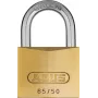 Cadeado ABUS 65/50 KD – corpo maciço em latão, arco em aço temperado, chave igual