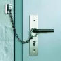 Corrente de porta ABUS ABTS21540 com anel de segurança, aço niquelado, 215 mm