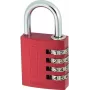 ABUS ABVS48813 Cadeado Maciço em Latão com Arco em Aço Temperado, 45 mm, com Chave, 2 Chaves