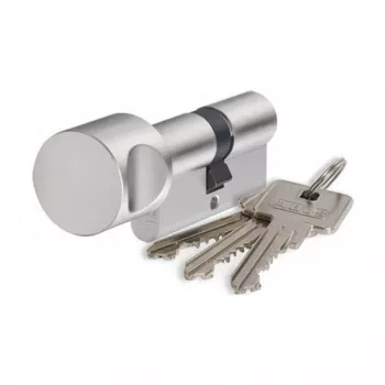 Cilindro duplo ABUS 45x55mm níquel mate longo 3 chaves