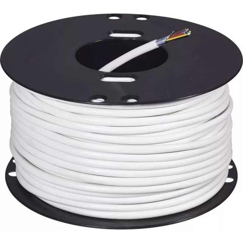 Cabo de alarme ABUS Security-Center AZ6360 50m branco 8 condutores PVC