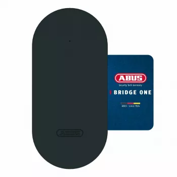 Bridge sem fios para casa inteligente ABUS Security-Center BRIDGE One (ABBO10000B), preto, 230 V, compatível com Bluetooth