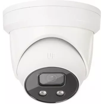 ABUS Security-Center IPCB58511A Câmara de vigilância de rede - Dome - Exterior - Proteção contra intempéries - Cor dia e noite - 8 MP - 3840 x 2160 - 4K - suporte de objetiva M12 - distância focal fixa - LAN 10/100 - MJPEG, H.264, H.265 - DC 12V / PoE