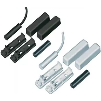 ABUS Security-Center MK2000W contacto magnético com fios para portas e janelas, cabo de 5 m, branco