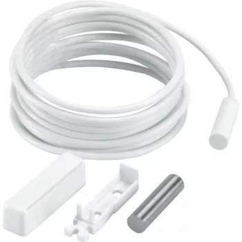 ABUS Security-Center MK2000W contacto magnético com fios para portas e janelas, cabo de 5 m, branco