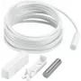 ABUS Security-Center MK2000W contacto magnético com fios para portas e janelas, cabo de 5 m, branco