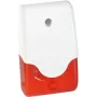 ABUS Security-Center SG1681 mini sirene com luz intermitente, vermelho, 12 V DC, 105 dB, IP44, com fio, interior/exterior abrigado