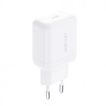 Acefast A130 carregador PD20W USB-C único (UE) branco