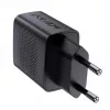Carregador de parede ACEFAST A82 GaN USB-C PD 20W - preto