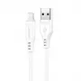 Cabo Acefast Apple Lightning para USB 1,2m 2,4A MFI branco
