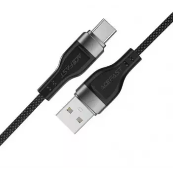 Cabo ACEFAST C11-04 USB-A para USB-C 3A magnético entrançado 1,2m preto