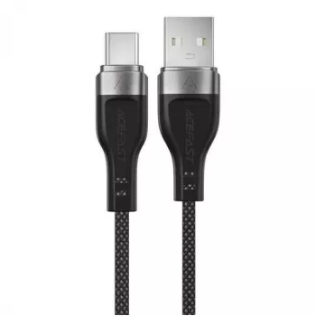 Cabo ACEFAST C11-04 USB-A para USB-C 3A magnético entrançado 1,2m preto