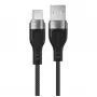 Cabo ACEFAST C11-04 USB-A para USB-C 3A magnético entrançado 1,2m preto