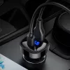 ACEFAST carregador de automóvel 66W USB Type-C / USB, PPS, Power Delivery, Quick Charge 4.0, AFC, FCP preto (B4 black)