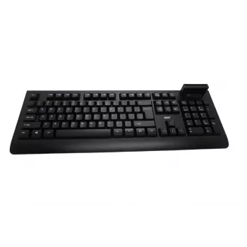 Acer AKW320 Teclado Com Fio com Leitor de Smartcard, Layout US-International, Preto