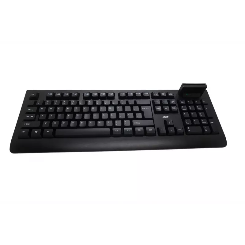 Acer AKW320 Teclado Com Fio com Leitor de Smartcard, Layout US-International, Preto