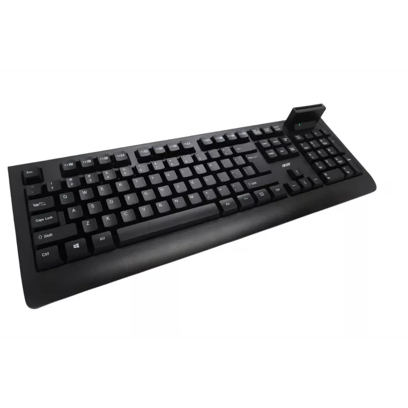 Acer AKW320 Teclado Com Fio com Leitor de Smartcard, Layout US-International, Preto