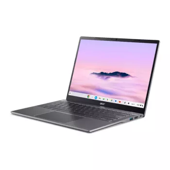 Acer Chromebook Plus 514 CBE594-2-TCO-373B - 14 polegadas Full HD IPS, Intel Core 3 100U, 8GB LPDDR5, 256GB SSD, ChromeOS, teclado com retroiluminação, tampa superior em alumínio
